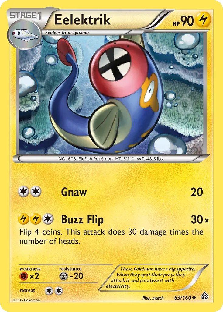 Eelektrik — XY - Primal Clash — Pokemon