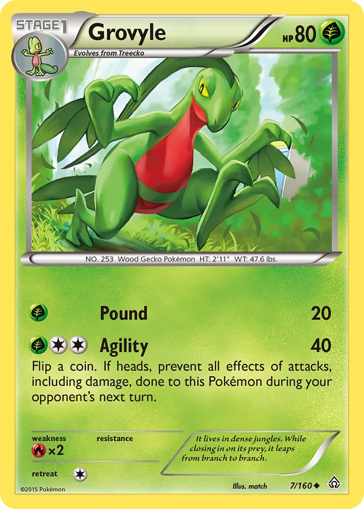 Grovyle — XY - Primal Clash — Pokemon