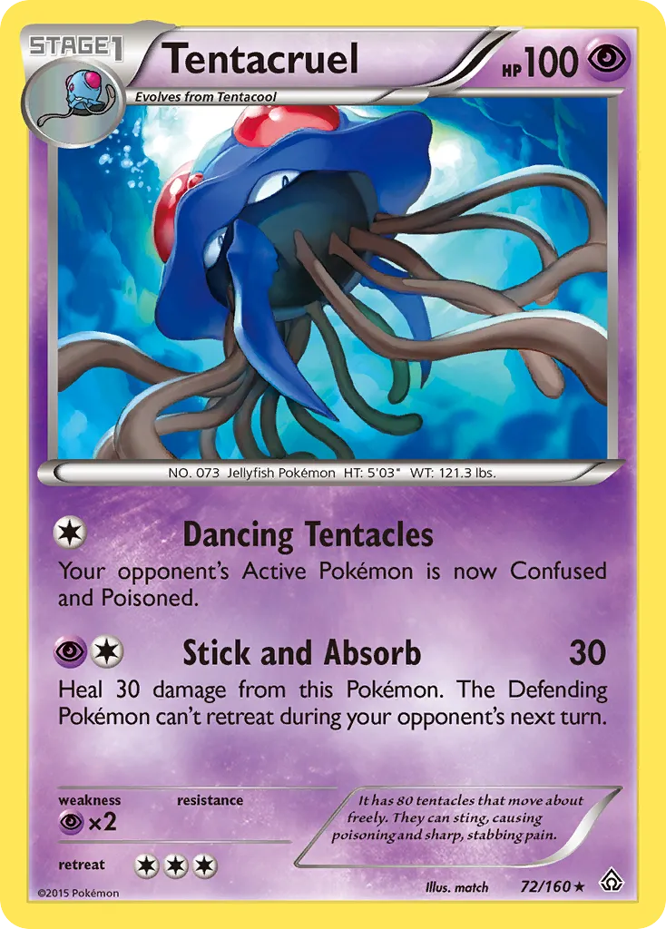 Tentacruel — XY - Primal Clash — Pokemon
