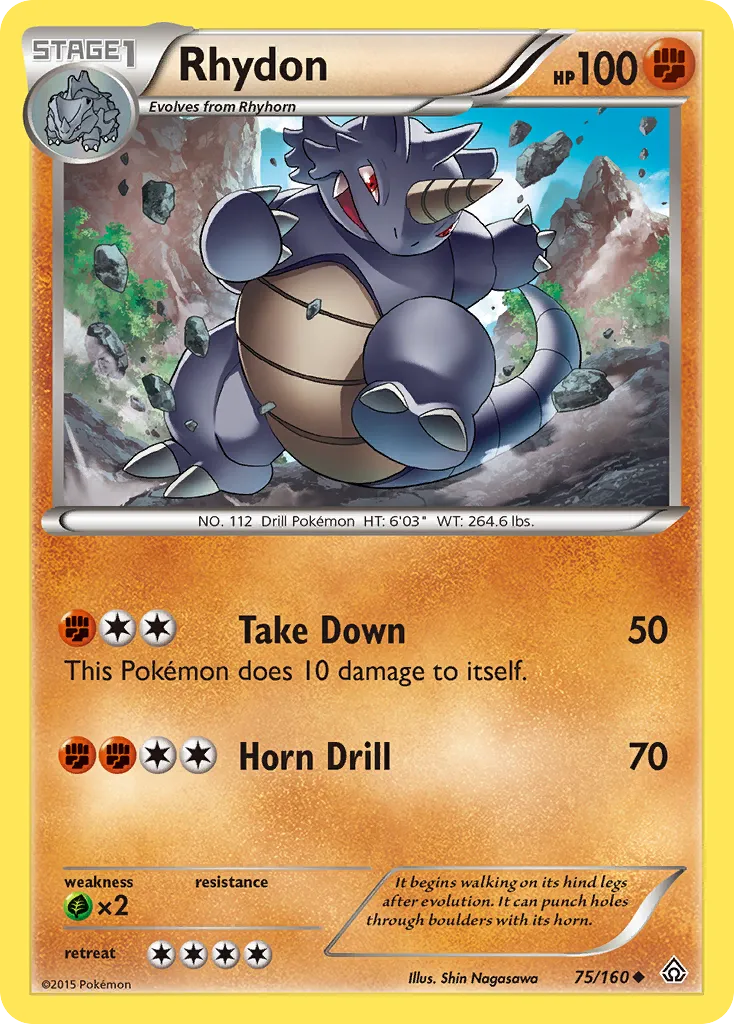 Rhydon — XY - Primal Clash — Pokemon