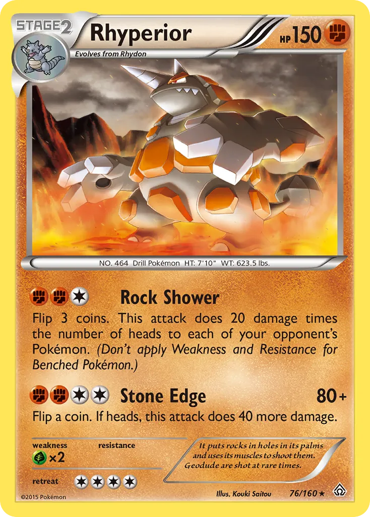 Rhyperior — XY - Primal Clash — Pokemon