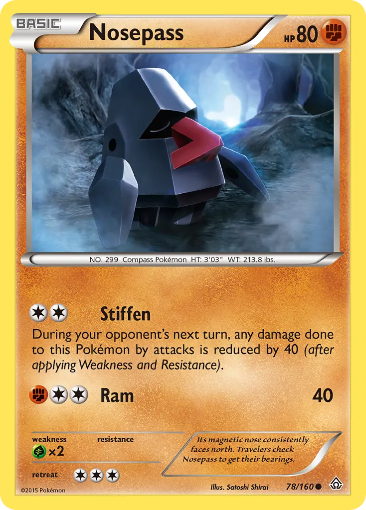 Nosepass — XY - Primal Clash — Pokémon