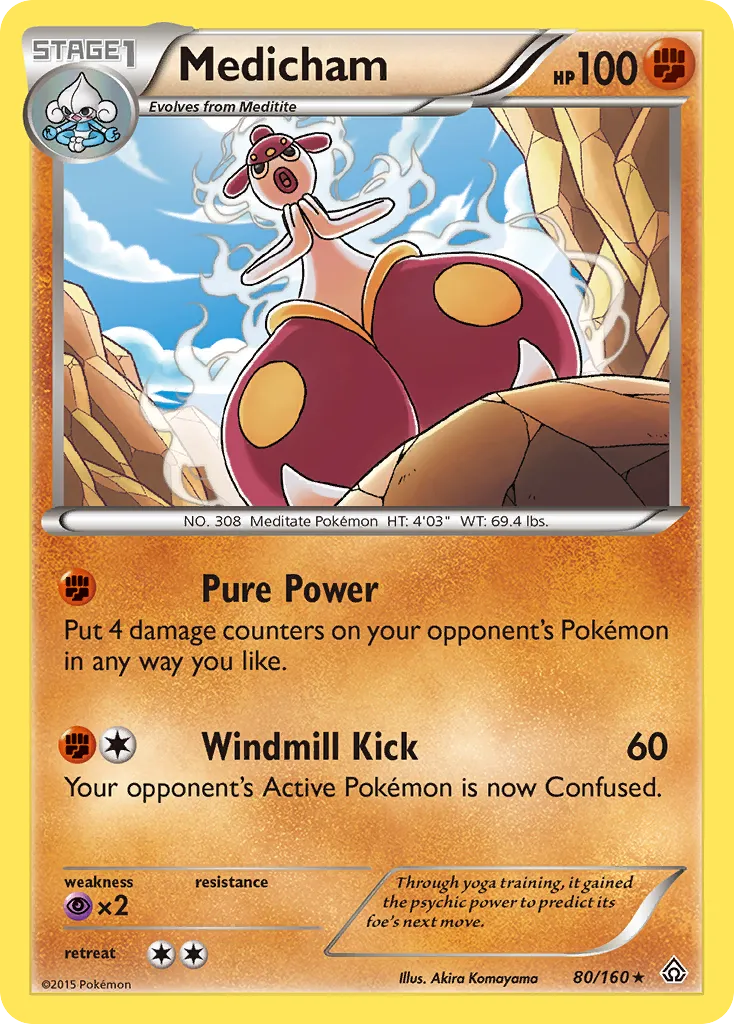 Medicham — XY - Primal Clash — Pokemon