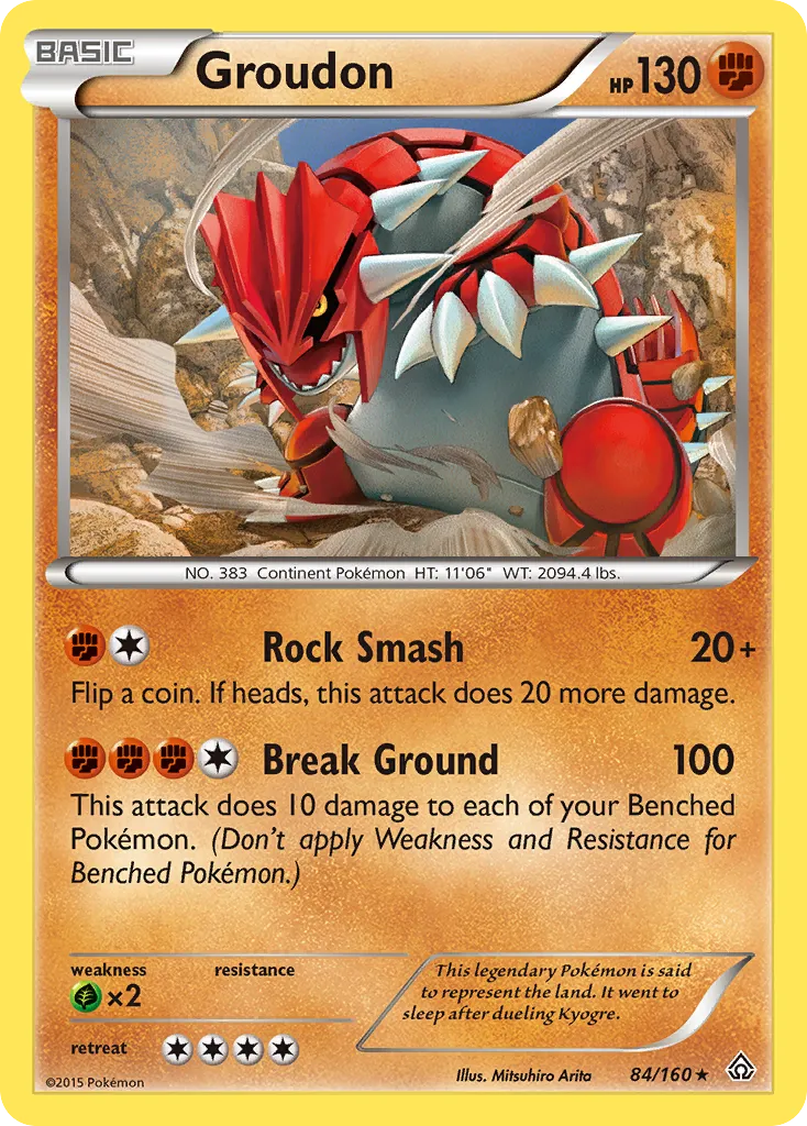 Groudon — XY - Primal Clash — Pokemon