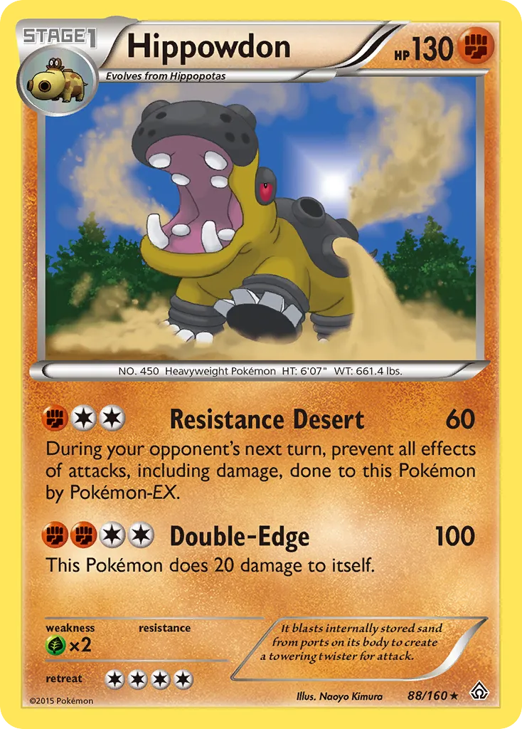 Hippowdon — XY - Primal Clash — Pokemon
