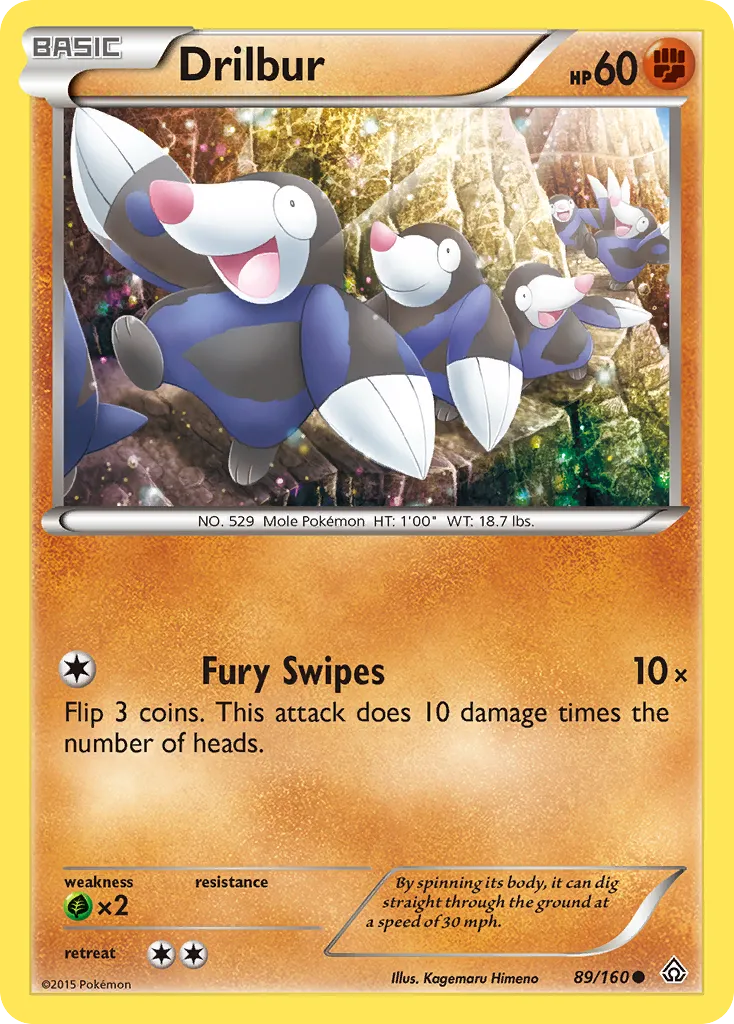 Drilbur — XY - Primal Clash — Pokémon