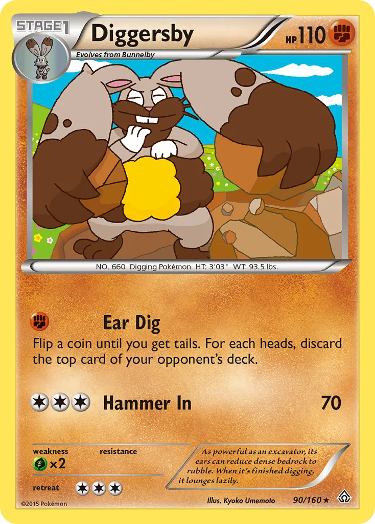 Diggersby — XY - Primal Clash — Pokemon