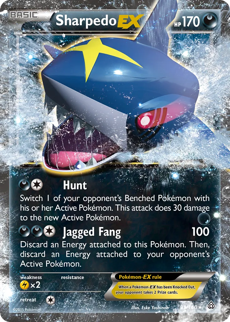 Sharpedo EX — XY - Primal Clash — Pokemon