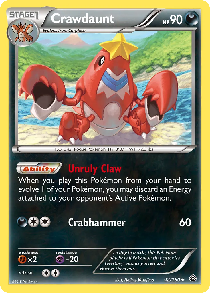 Crawdaunt — XY - Primal Clash — Pokemon