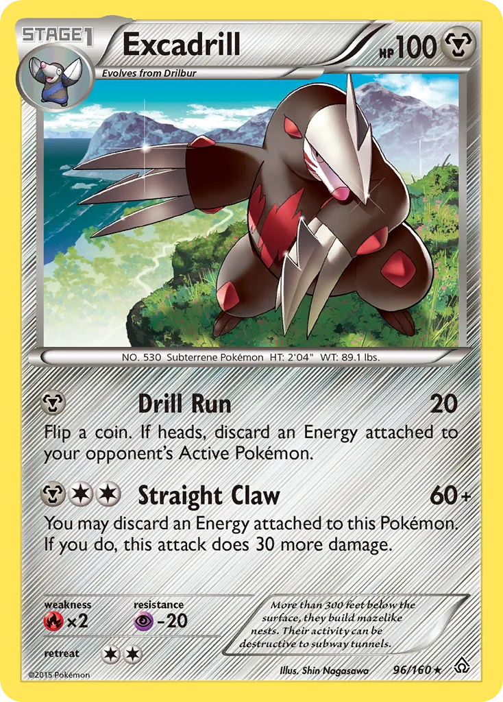 Excadrill — XY - Primal Clash — Pokémon