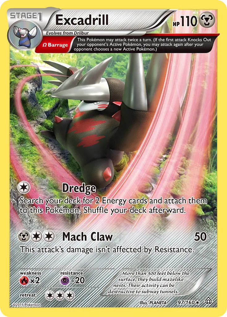 Excadrill — XY - Primal Clash — Pokemon