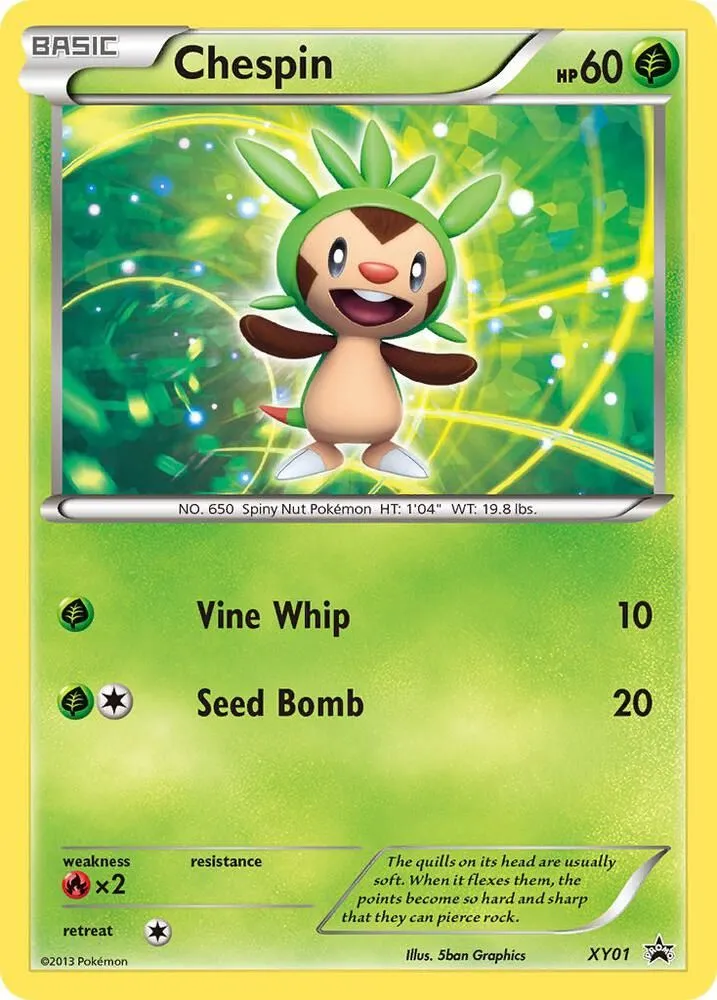 Chespin — XY Promos — Pokemon