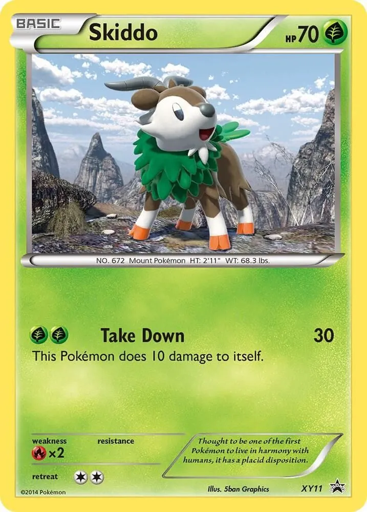 Skiddo — XY Promos — Pokemon