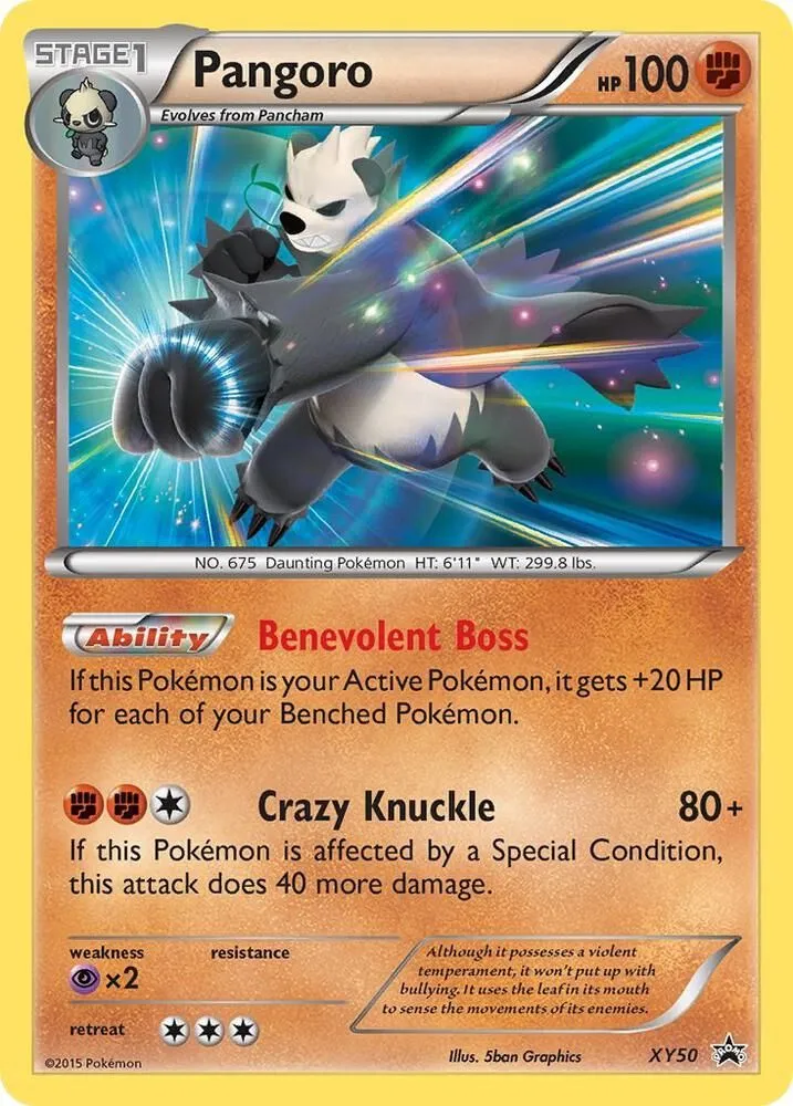 Pandarbare — XY Promos — Pokemon