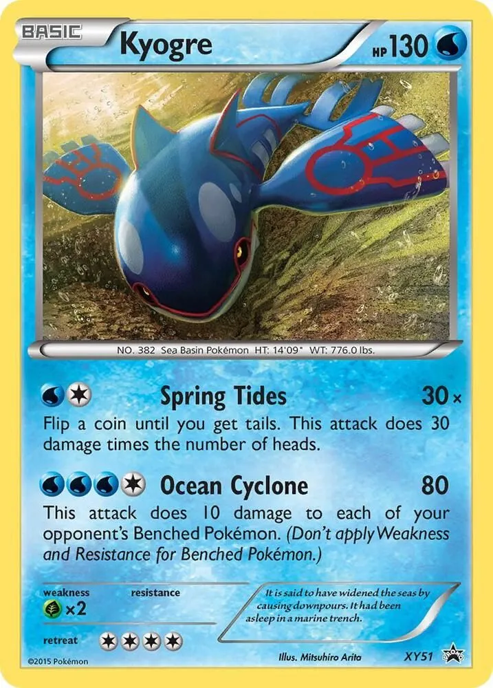 Kyogre — XY Promos — Pokémon