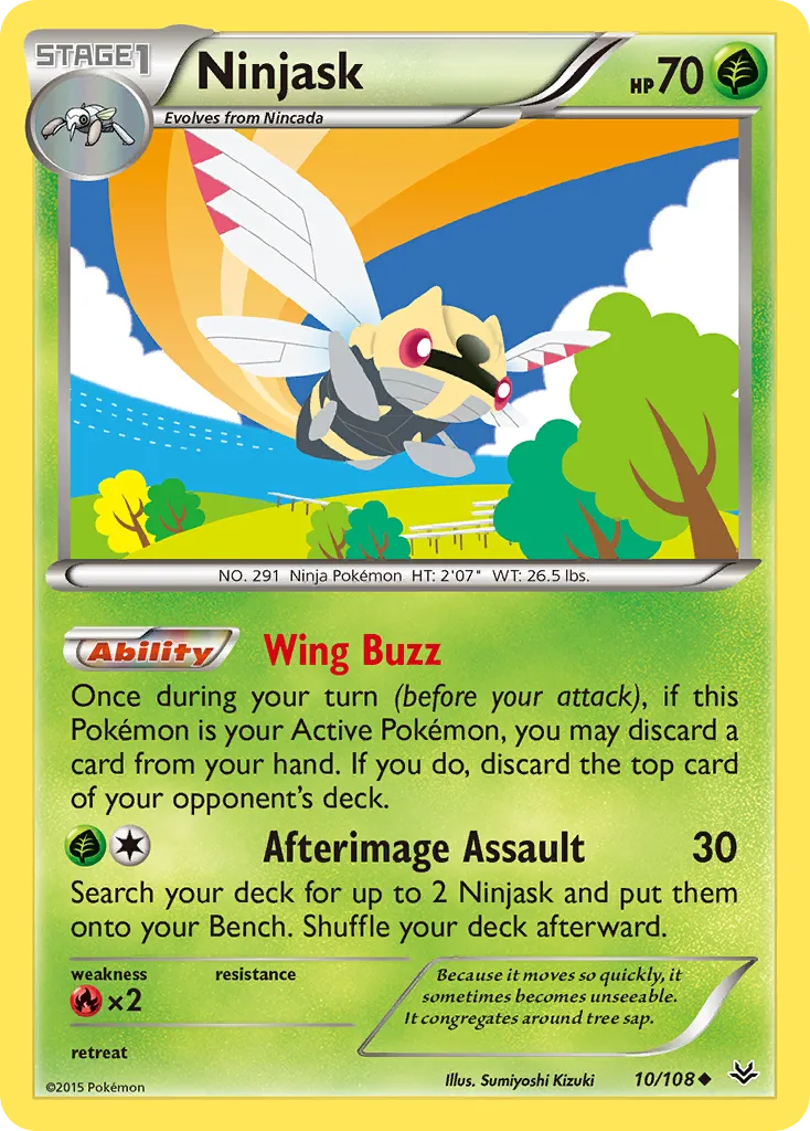 Ninjask — XY - Roaring Skies — Pokemon