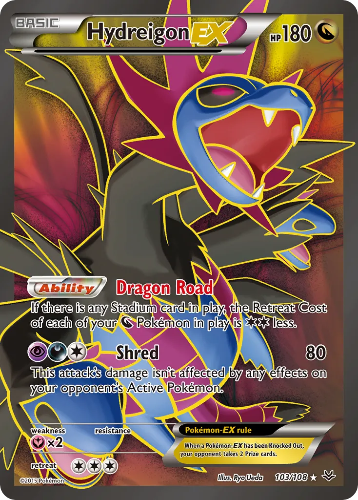 Hydreigon EX — XY - Roaring Skies — Pokémon