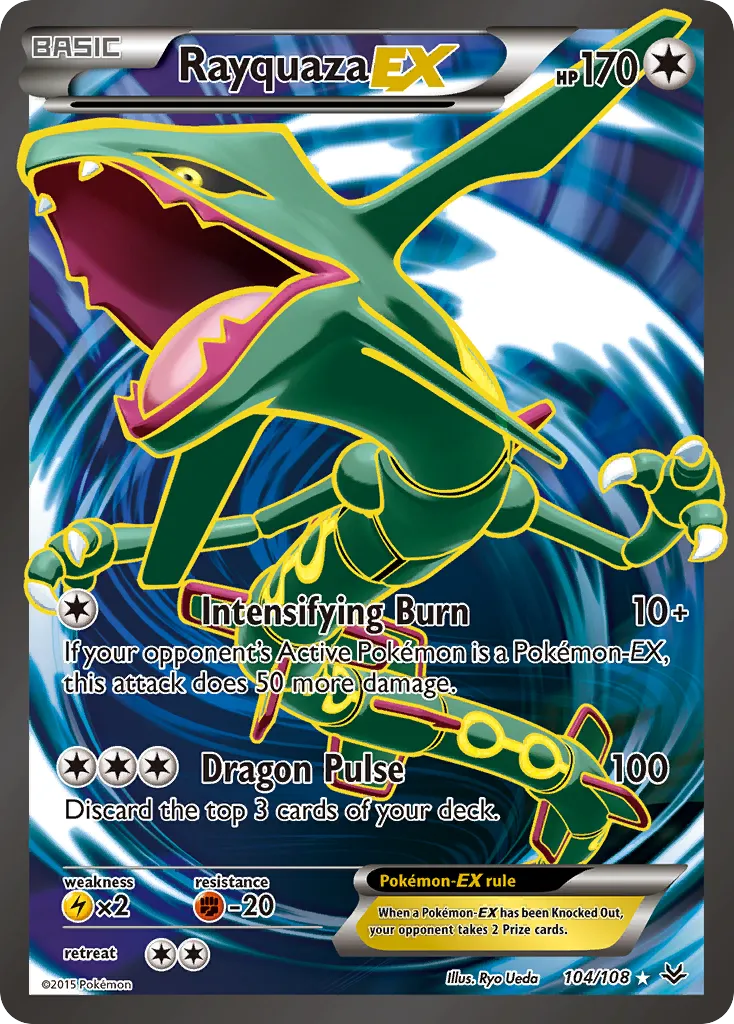 Rayquaza EX — XY - Roaring Skies — Pokemon
