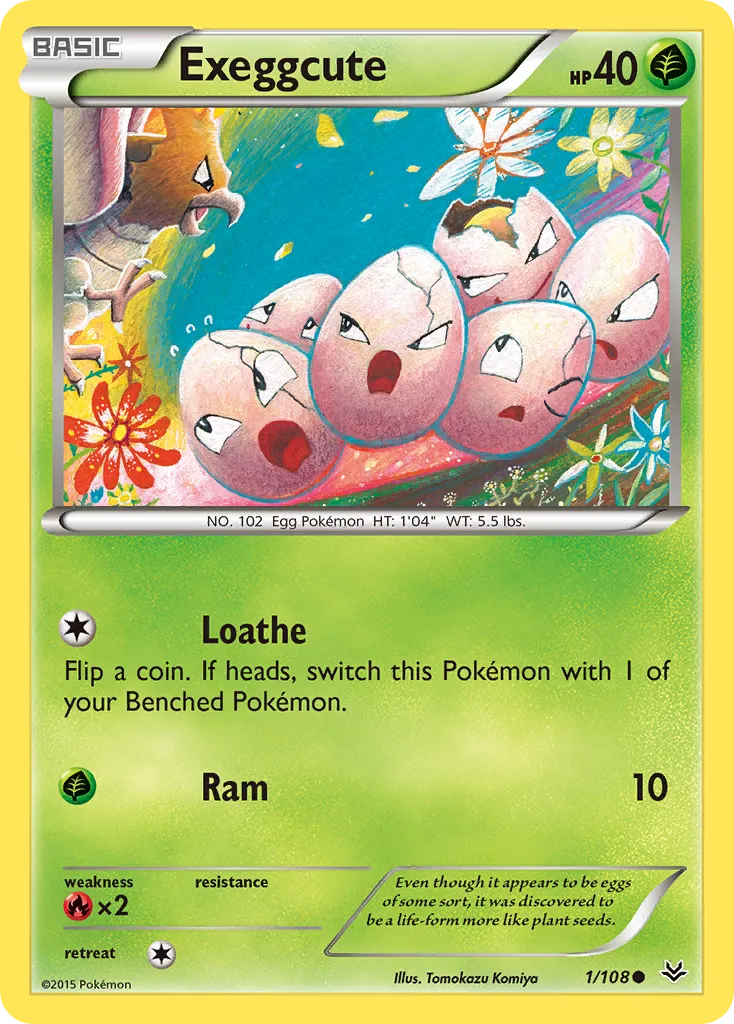 Exeggcute — XY - Roaring Skies — Pokémon