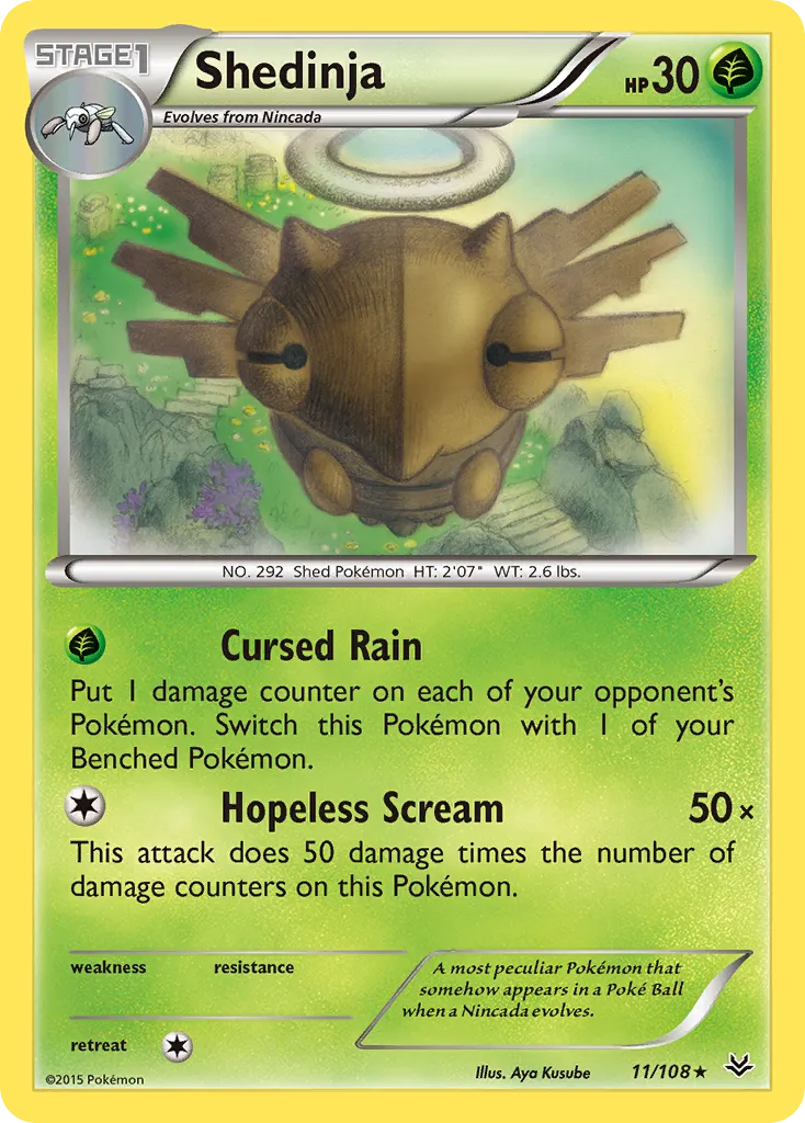 Shedinja — XY - Roaring Skies — Pokémon