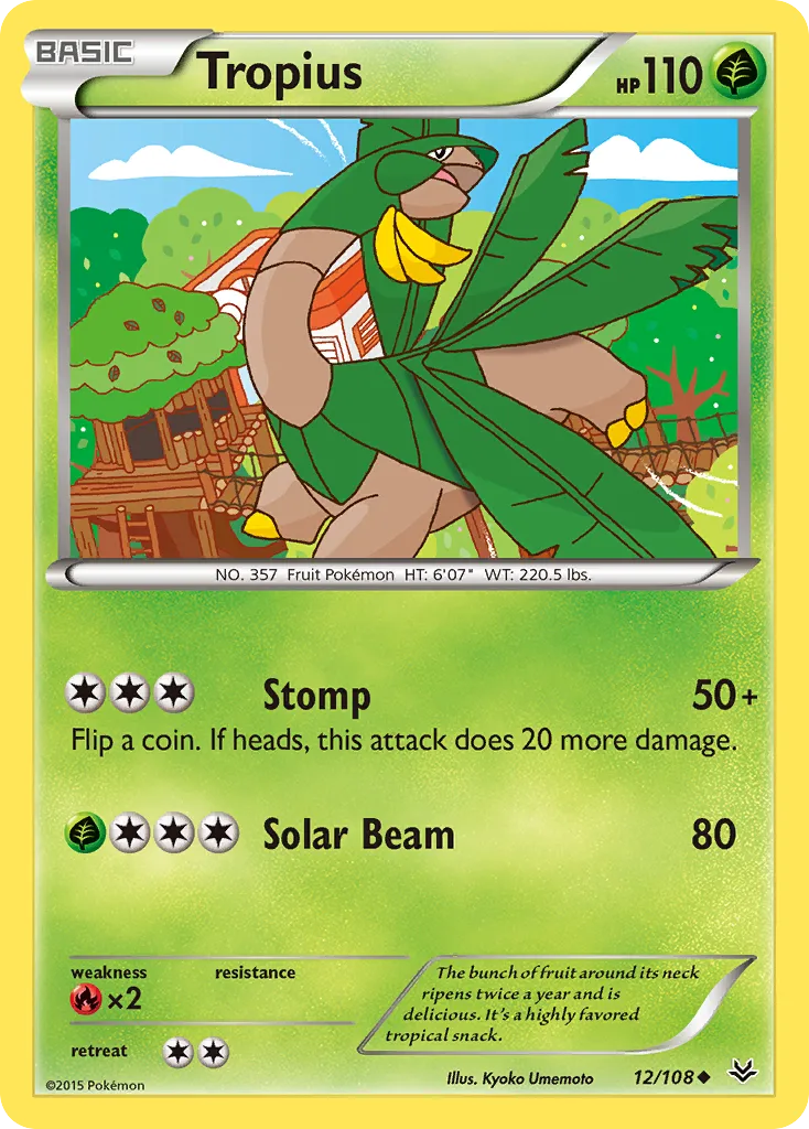 Tropius — XY - Roaring Skies — Pokemon