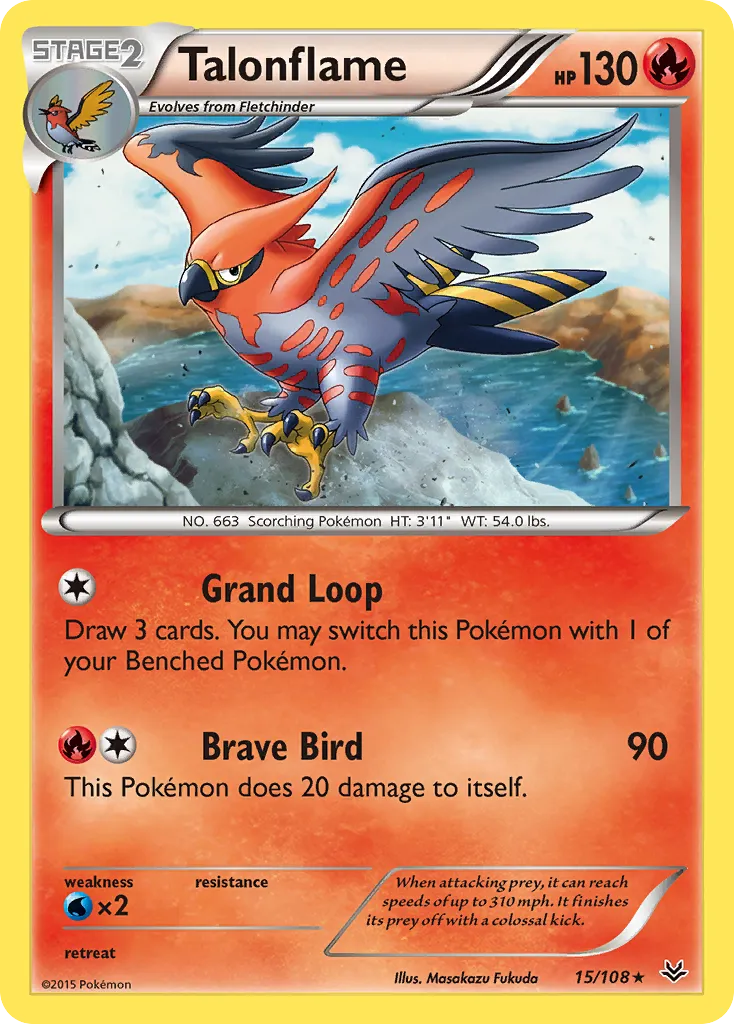 Talonflame — XY - Roaring Skies — Pokémon