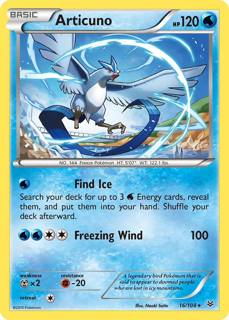 Articuno — XY - Roaring Skies — Pokemon
