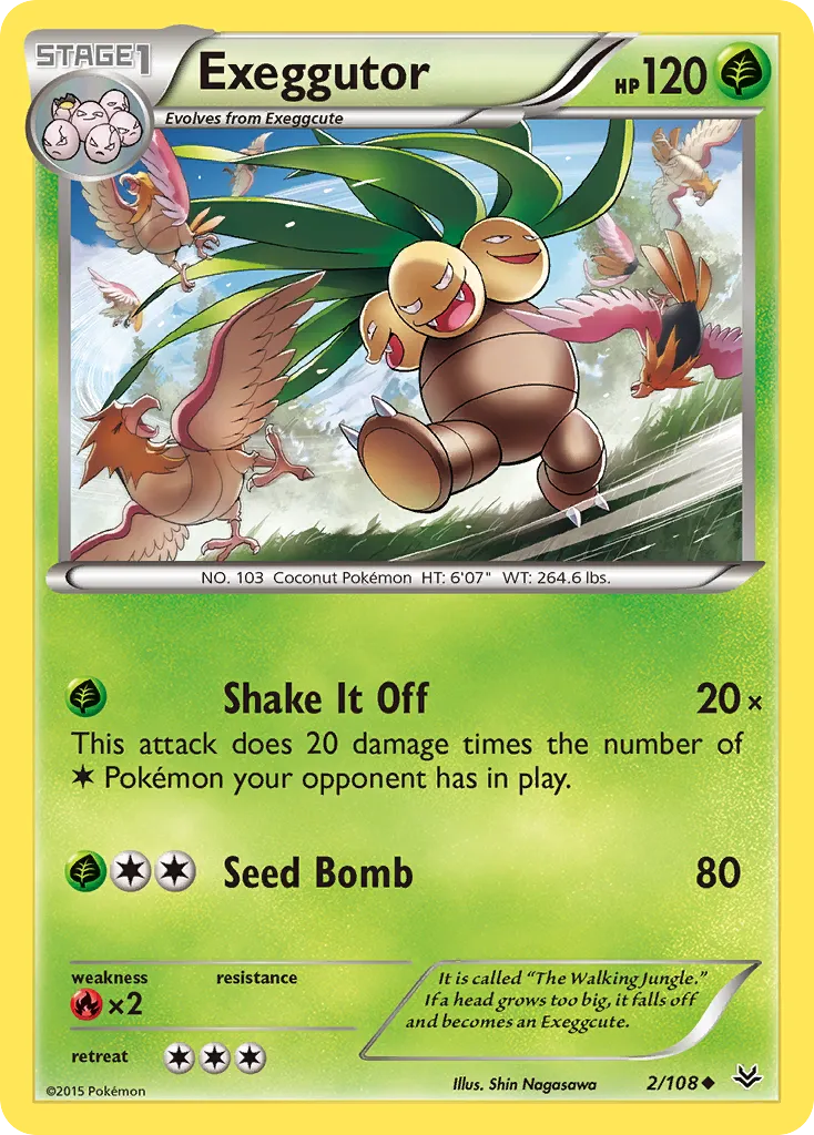 Exeggutor — XY - Roaring Skies — Pokémon