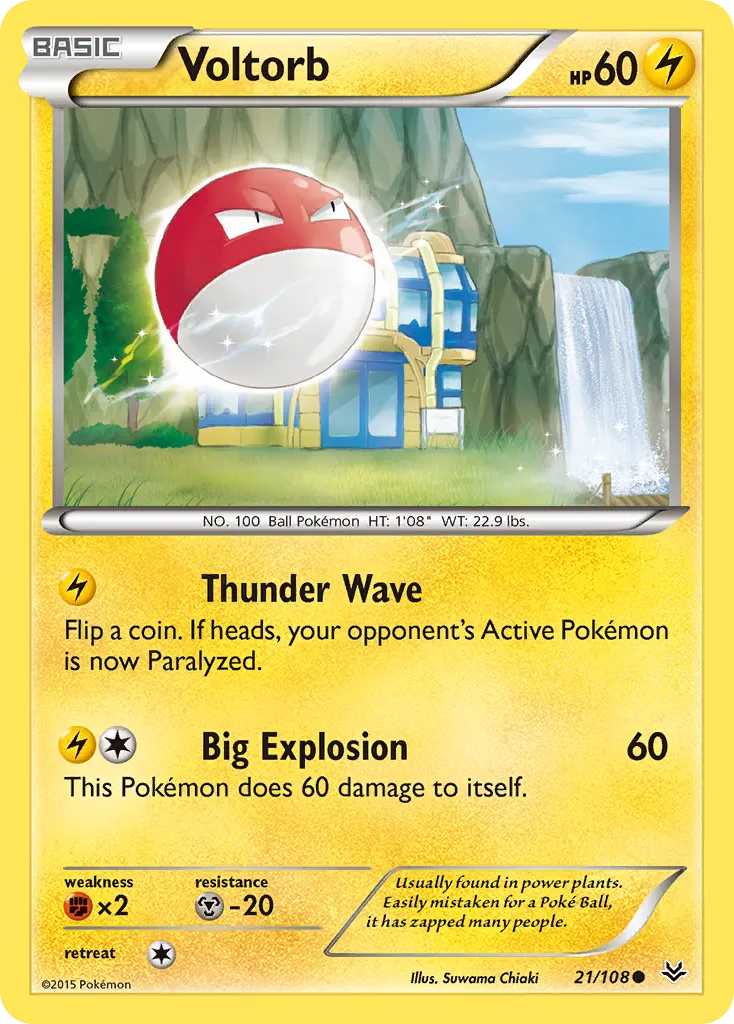Voltorb — XY - Roaring Skies — Pokémon