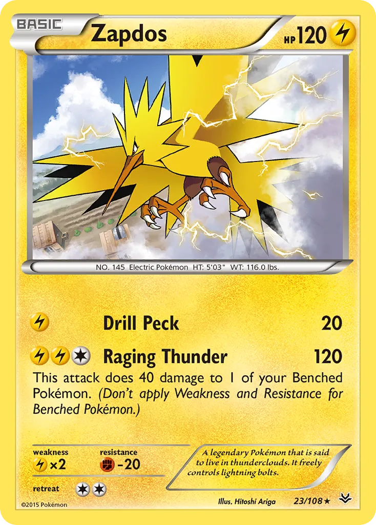 Zapdos — XY - Roaring Skies — Pokémon