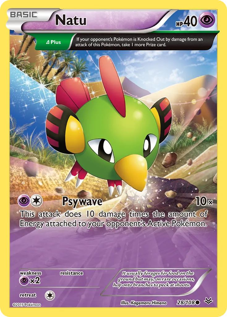 Natu — XY - Roaring Skies — Pokémon