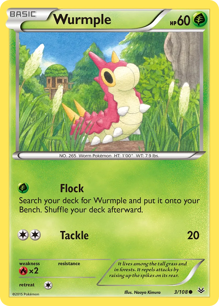 Wurmple — XY - Roaring Skies — Pokémon