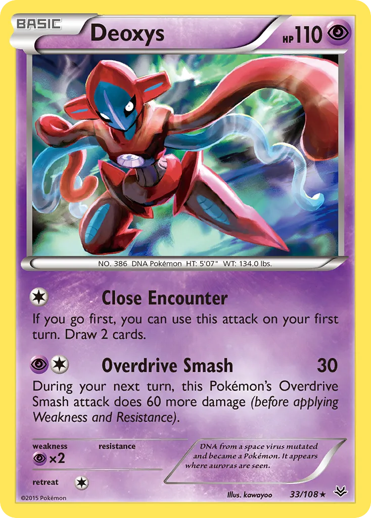 Deoxys — XY - Roaring Skies — Pokémon