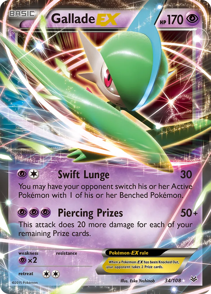 Gallade EX — XY - Roaring Skies — Pokemon