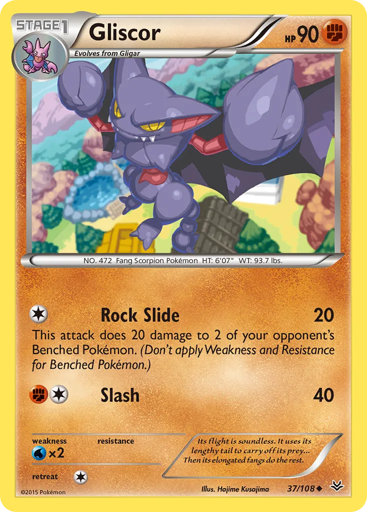 Gliscor — XY - Roaring Skies — Pokémon