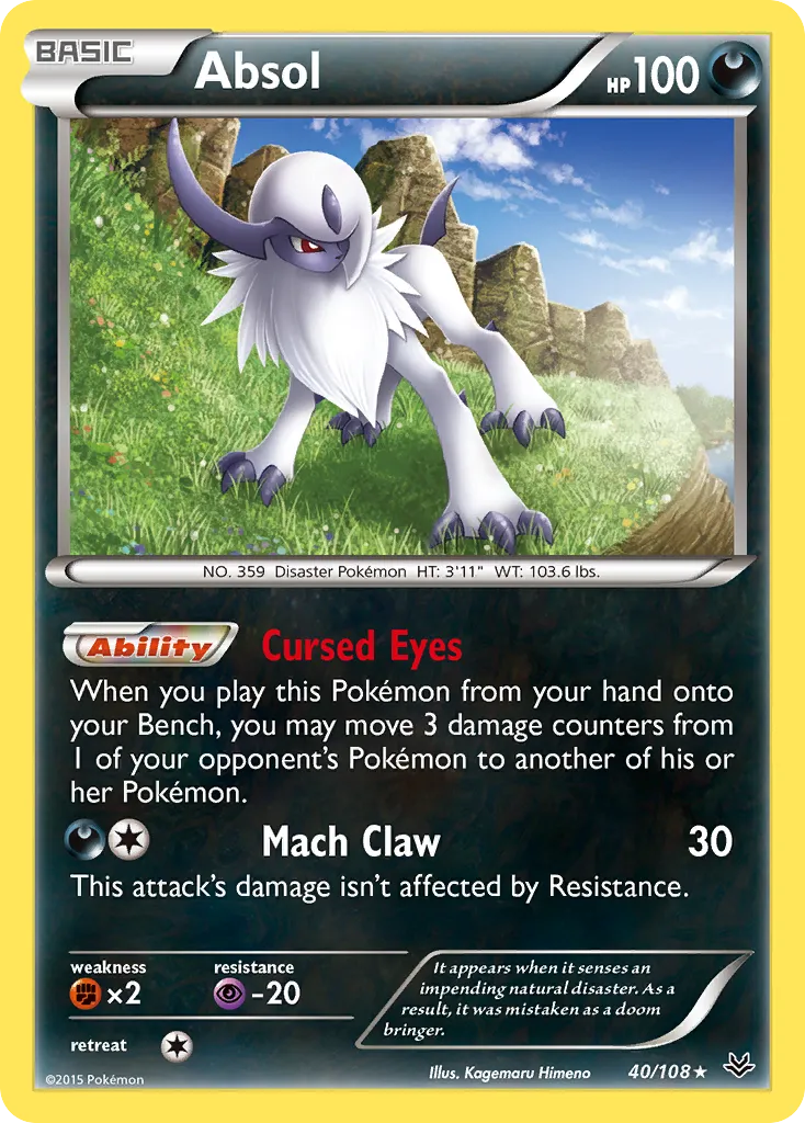 Absol — XY - Roaring Skies — Pokemon