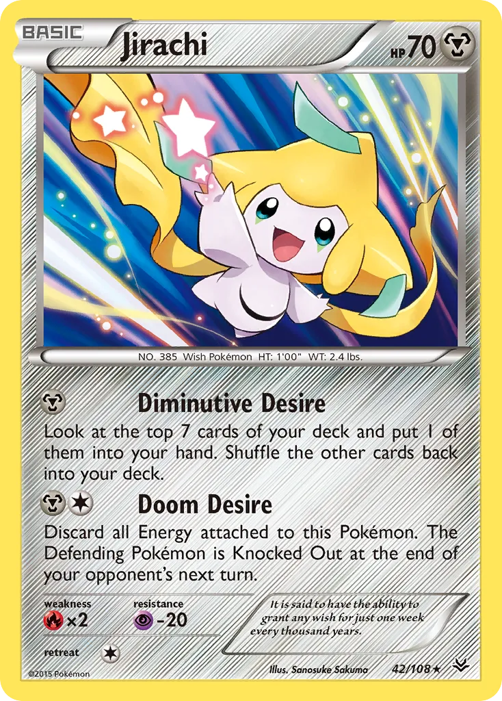 Jirachi — XY - Roaring Skies — Pokémon