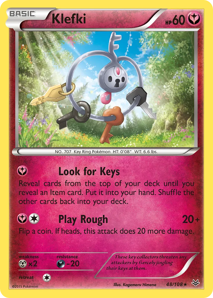 Klefki — XY - Roaring Skies — Pokemon