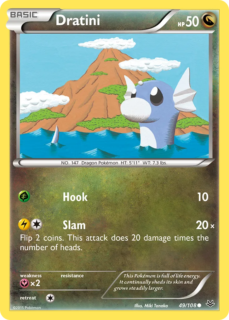 Dratini — XY - Roaring Skies — Pokemon