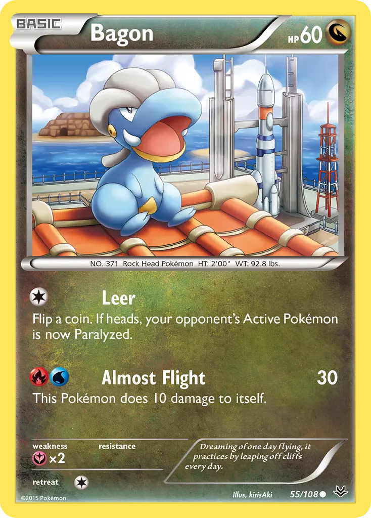 Bagon — XY - Roaring Skies — Pokemon