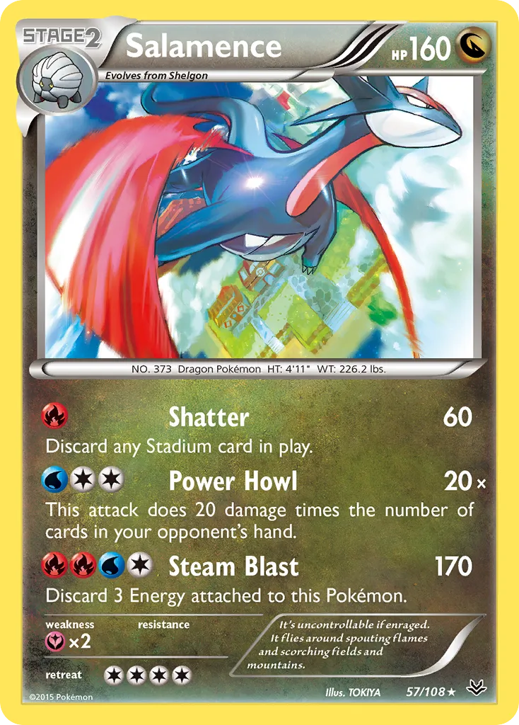 Salamence — XY - Roaring Skies — Pokemon