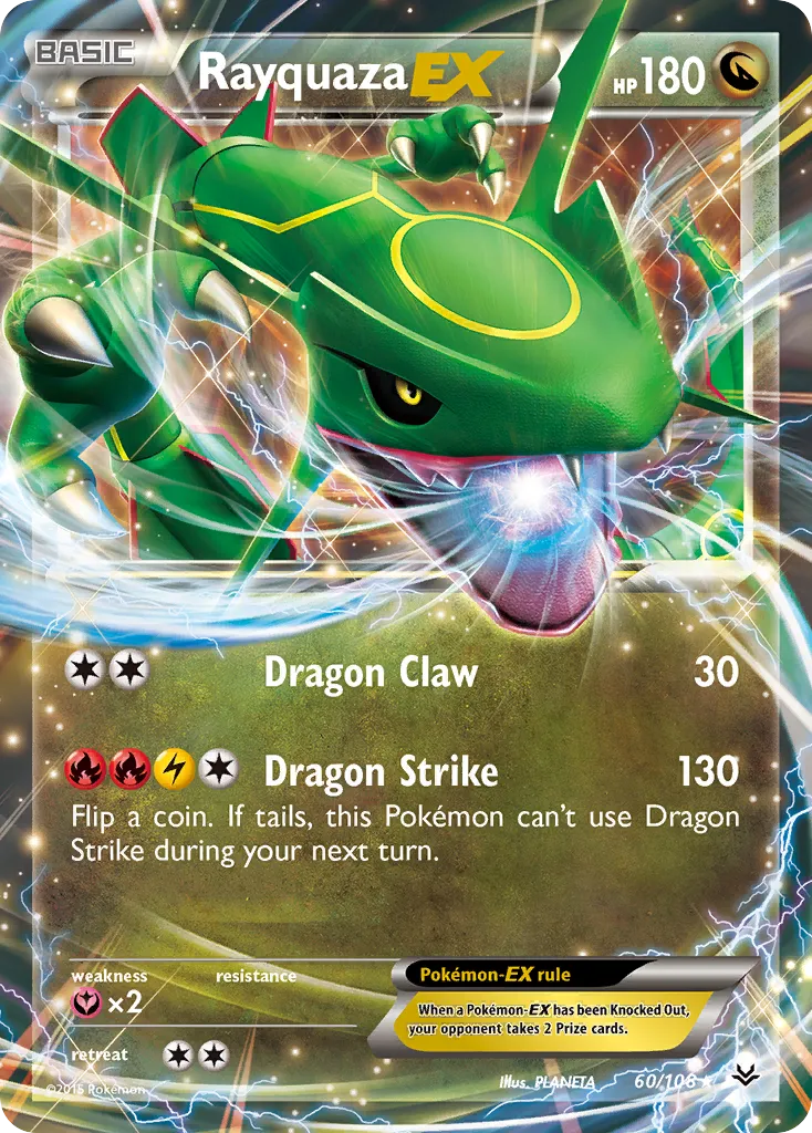 Rayquaza EX — XY - Roaring Skies — Pokemon