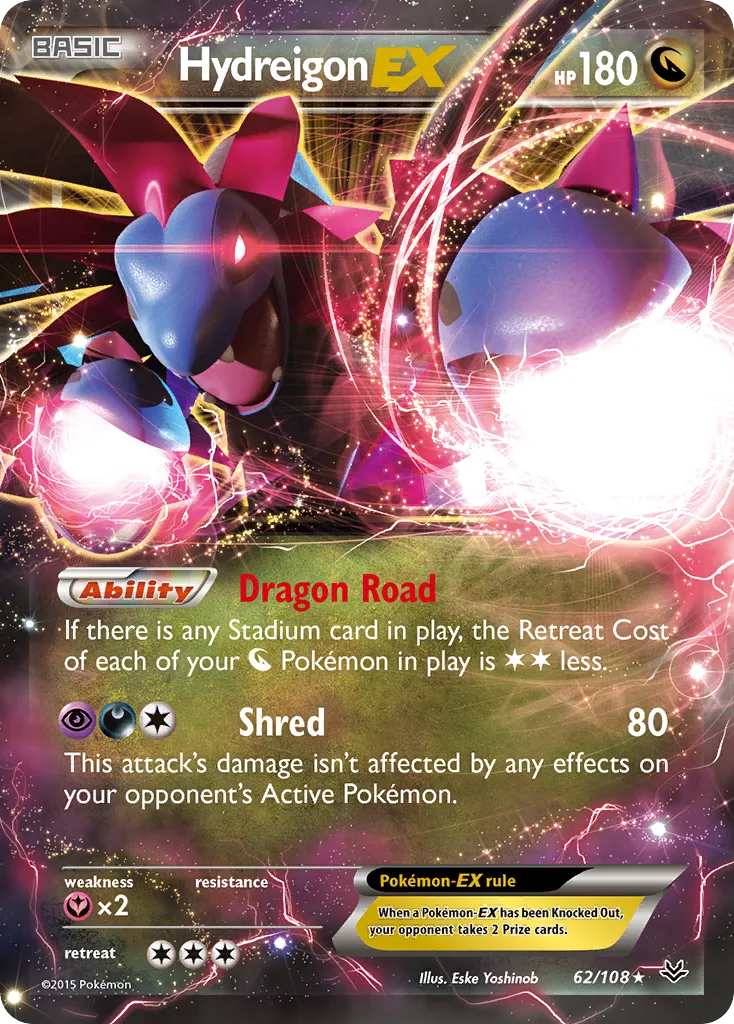 Hydreigon EX — XY - Roaring Skies — Pokemon