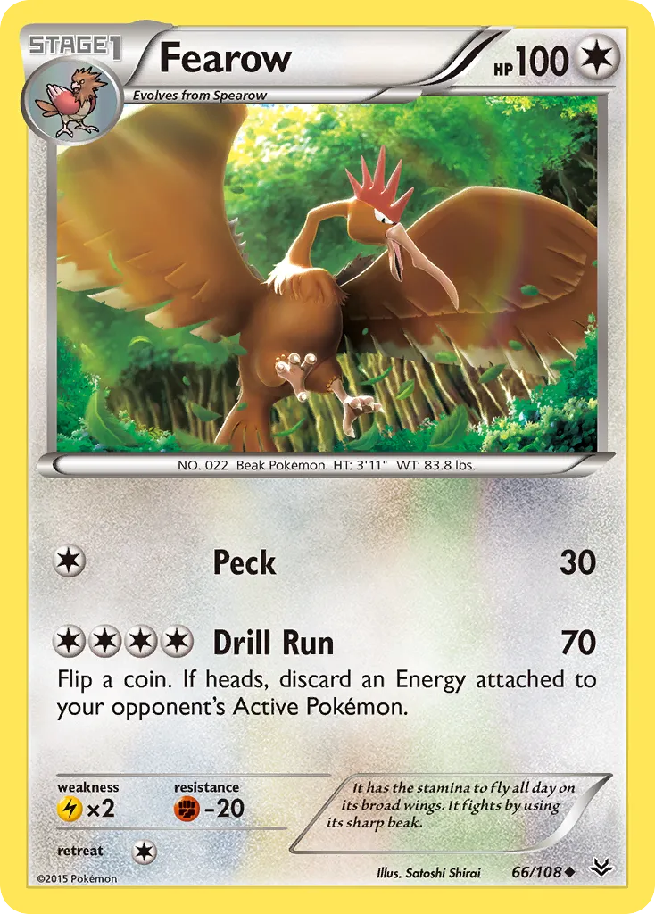Fearow — XY - Roaring Skies — Pokémon