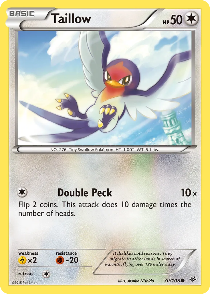 Taillow — XY - Roaring Skies — Pokemon