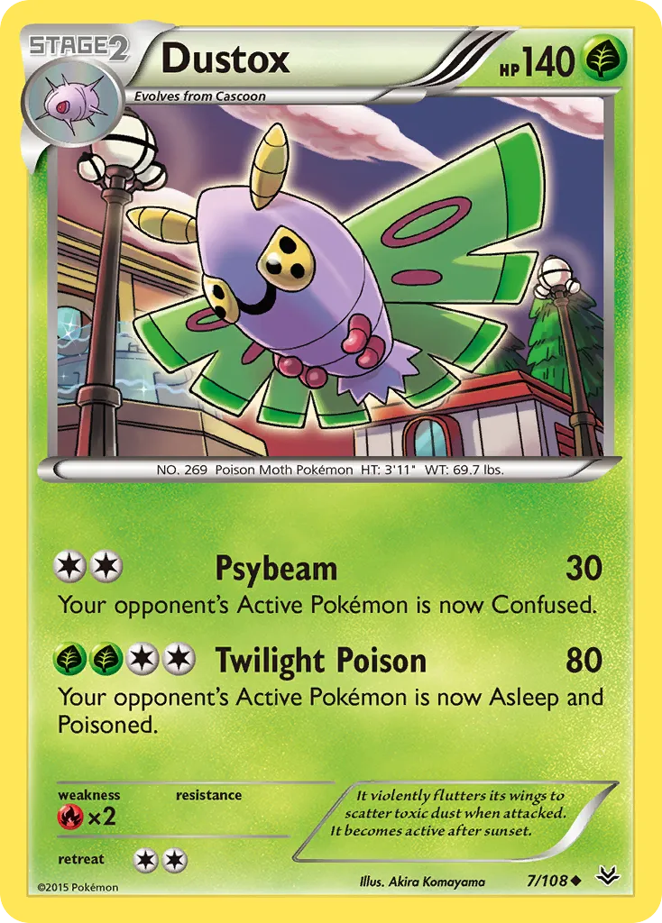Dustox — XY - Roaring Skies — Pokémon