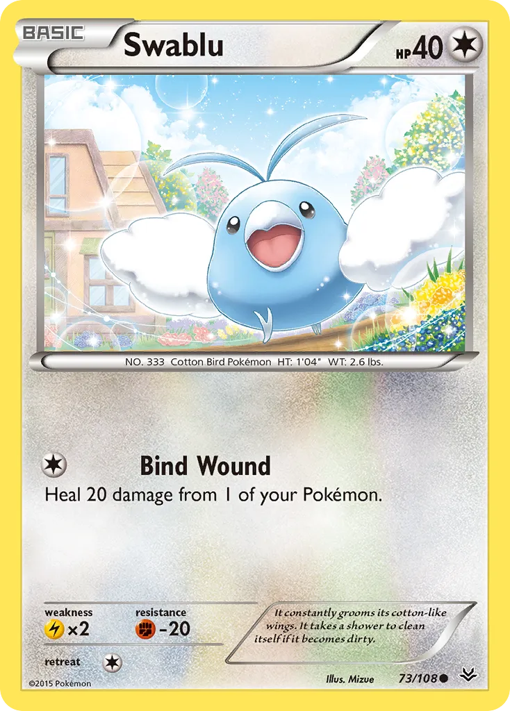 Swablu — XY - Roaring Skies — Pokemon
