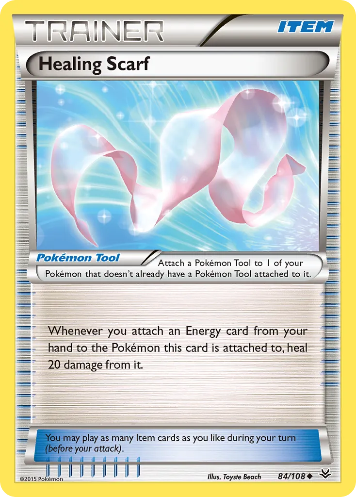 Healing Scarf — XY - Roaring Skies — Pokemon