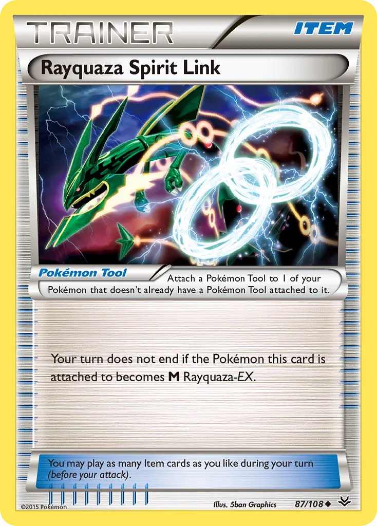 Rayquaza Spirit Link — XY - Roaring Skies — Pokemon