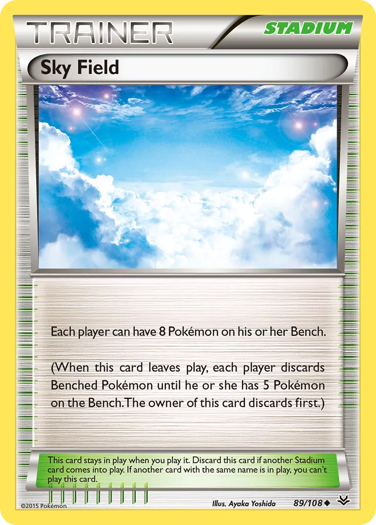 Sky Field — XY - Roaring Skies — Pokémon